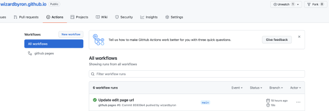 Github Actions 执行部署任务